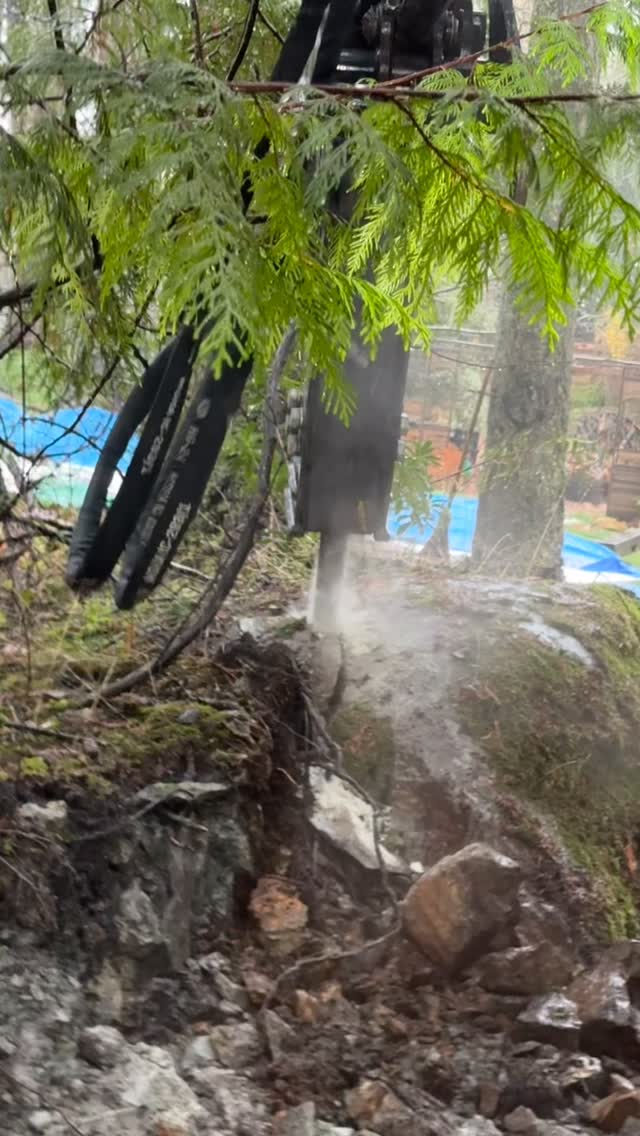 Busting some bedrock !