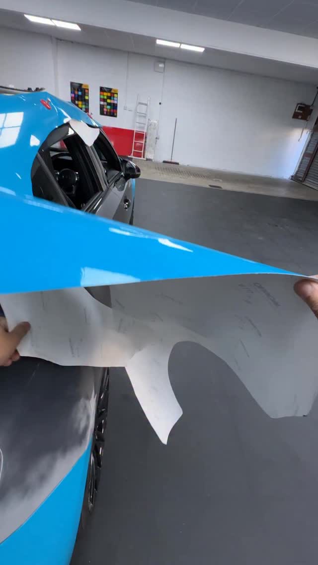 Beautiful blue on this Mercedes #pov #vinylwrap #carwrap #thewrapper #lancashire