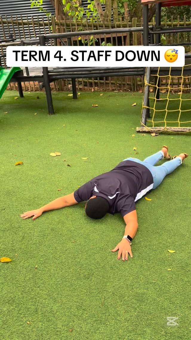 Welcome to Floor Time: the official coping mechanism of Term 4 teachers everywhere.
Staff down, spirits (just barely) up! 🤣🛌✨
#VillageKidz #EdenVillage #SaltRock #LoveNorthCoast #ballitopreschool #preschool #floortime #term4 #sofunny #staffdown