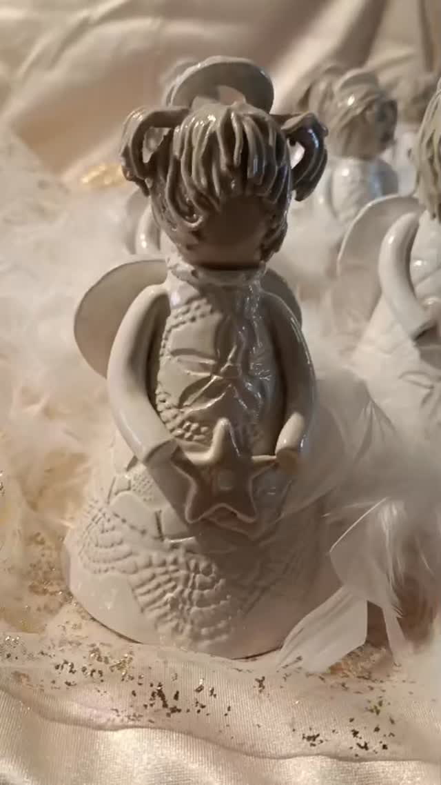 👼❄️ Ce weekend aux marchés de Noël, découvrez mes ANGES.
✨️ Symbole de pureté,de protection et de sagesse,ils apporteront douceur, lumière et un brin de magie à votre décoration de fêtes 🎄🤍
📌 WEMMEL : 12/12 entre 15h30 et 22h30 - Av. Follet au marché des Artisans
📌 GANSHOREN : 13-14/12 dès 11h - Place Guido Gezelle au marché de Noël