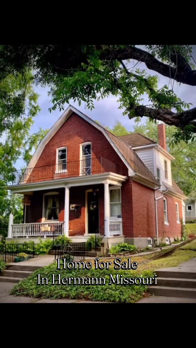Located in the heart of the historic R-1 District in Hermann, Missouri, we are selling our charming three bedroom, two bath, Dutch Colonial residence that we used as a B&B until last Christmas. It was built in 1914….. extraordinary leaded glass double doors usher you into the period correct parlor living room and adjoining dining room. The ten foot ceilings throughout the first floor provide a constant spaciousness. The hardwood floors and dark craftsmen woodwork. Completely new HVAC, stainless appliances, so much more. Listed at $289,500.
It can be a bed and breakfast ( you live on the property but it can not be a VRBO or Airbnb
Listed on Zillow
https://www.zillow.com/homedetails/118-W-3rd-St-Hermann-MO-65041/194418118_zpid/?utm_campaign=iosappmessage&utm_medium=referral&utm_source=txtshare.
DM me for more information.
#Houseforsalehermann #houseforsale #thisoldhouse #circahome #brickhomeforsale #dreamhome #midwestliving #realestate #homeforsalemissouri #hermannmissouri