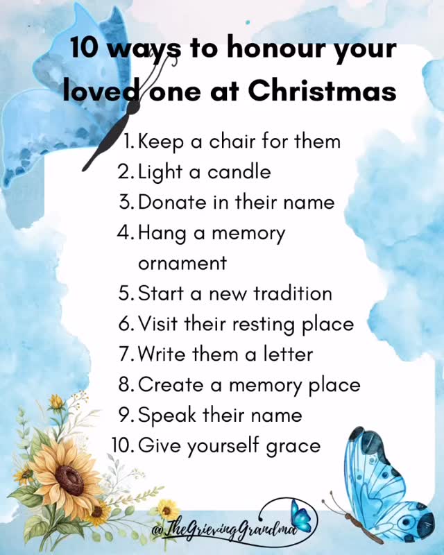 The holidays can stir up so many emotions — joy, love, nostalgia, and deep ache all at once. When someone we love is missing, it can feel as if the lights don’t shine quite as bright.
This season, I want to remind you that it’s okay to grieve and to find small ways to keep your loved one close. These gentle ideas aren’t about “moving on.” They’re about carrying love forward, in your own quiet way