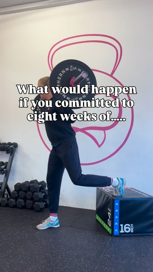 What would happen if you committed to 8 weeks of consistency, coaching, accountability and progressive training?
You’d get stronger!
Physically and mentally.
You’d move better, with more confidence in your body.
You’d feel better, because showing up for yourself changes everything.
This isn’t about perfection.
It’s about stacking small wins, week after week, with expert coaching and a clear plan that actually progresses.
You don’t need to be motivated every day.
You just need to commit.
Start the new year getting stronger
📅 Program starts 5th January
Are you in?