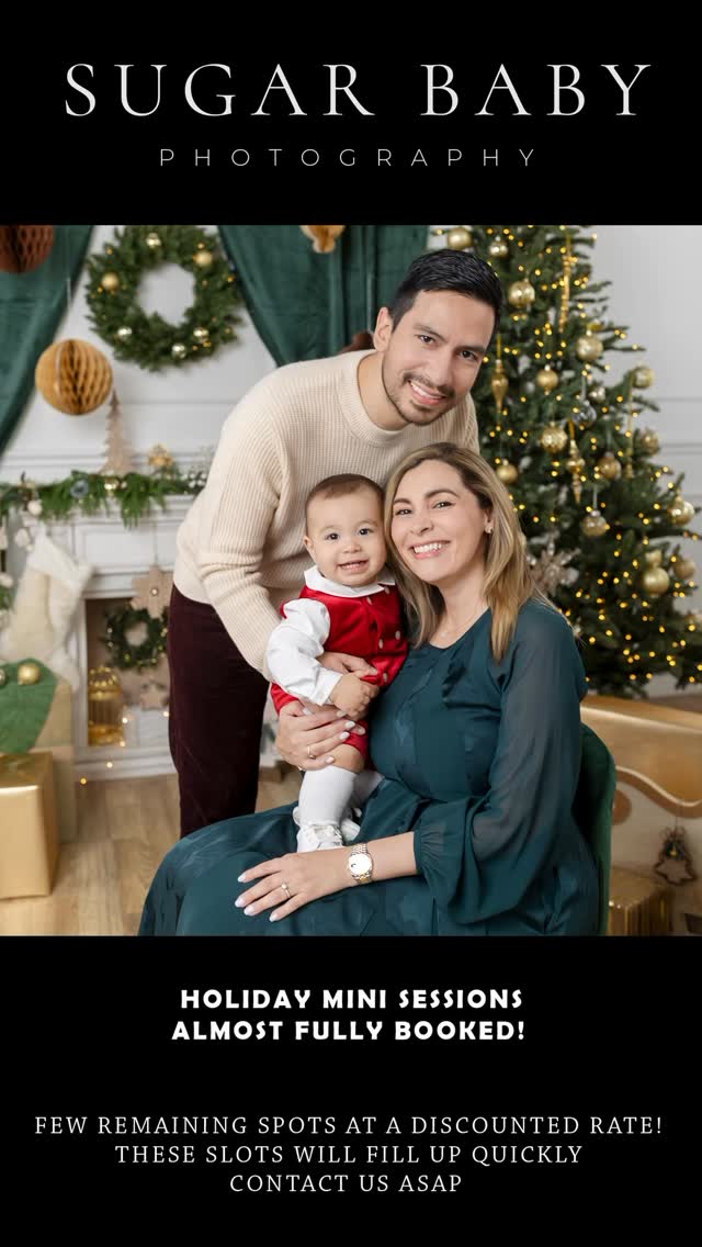 Holiday Mini Sessions are almost fully booked!
We’re offering the few remaining spots at a discounted rate. Please reach out as soon as possible—these slots will fill up quickly!
mail@sugarbabyphotography.com
415-516-7003