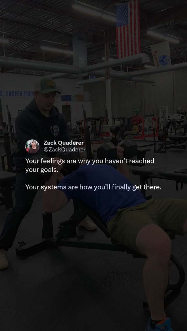 Most people rely on motivation to reach their goals.
That’s why they keep restarting every Monday.
Your feelings are inconsistent.
Your systems shouldn’t be.
The people who succeed long term don’t wait to feel ready…
They build routines, habits, and structures that keep them moving forward even on the days they don’t want to.
If you want better results → build better systems.