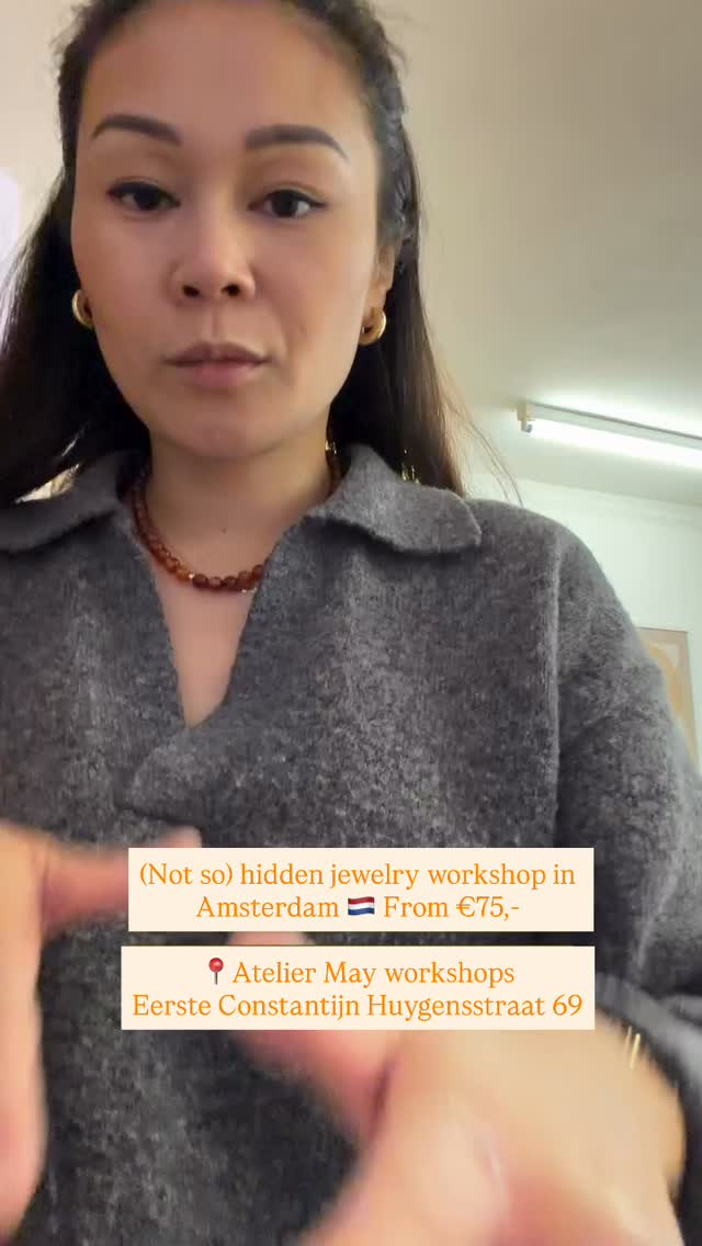 Don’t buy your jewelry for Christmas - make them yourself during a workshop in Amsterdam city center 😍🇳🇱🔥 Available in solid gold, silverclay, sterling silver and gemstones 🧡 #Amsterdam #thingstodoamsterdam #jewelryworkshop #uniqueexperiences