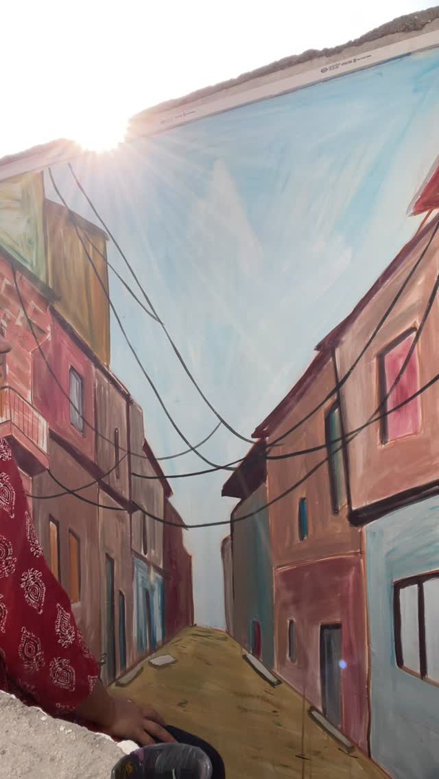 Some walls become more than walls.🎨🌼
This one listened to my anxiety, ambition, fears and let me unfold.🌻
And by the time I stepped back, I could finally see it- the kind of artist I am becoming.
Braver. Softer. More certain of her own hands.🫶
The magic is not in the mural, it’s in my faith in my abilities. 🦋
This wall has its home in @learninginitiativesforindia CYRC in Kirari Village, Delhi.
Let me know if you would like a full process reel of this one in the poll below 👇
#anewpamapaints #anewpamatravels #paintingforcommunity #dillikigalliyan #therealdelhi