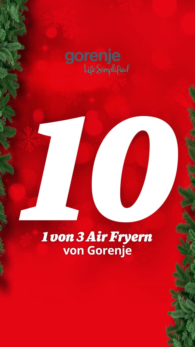 Dein Küchenheld wartet: Wir verlosen 3 Air Fryer von Gorenje. Er überzeugt durch einfache Bedienung und schnelle Ergebnisse, die dich begeistern werden. Ob für dich allein oder die ganze Familie, Genuss auf Knopfdruck ist vorprogrammiert. Wir finden: ein echtes Highlight. Du auch? Dann mach mit und sichere dir mit etwas Glück einen von drei Air Fryern. 🍀
Und so bist du dabei:
- Like diesen Post ❤️
- Folge unserem Kanal
- Kommentiere, welches Air Fryer-Feature (Braten, Backen, Aufwärmen) du am meisten nutzen würdest 🥘
Heute mitmachen lohnt sich doppelt: Mit ein bisschen Glück gewinnst du einen von drei Air Fryern und hast zusätzlich die Chance auf unseren großen Hauptgewinn am 24. Dezember – eine Küche im Wert von 10.000 €! Das wird ein Fest! 🎄🥳🍀
Viel Erfolg und happy Adventszeit 💛
#musterhausküchen #gewinnspiel #advent #wirsindküche #küchen #kitchen #inspiration #küchenprofis #küchenplanung #airfryer
Veranstalter des Gewinnspiels ist die musterhaus küchen GmbH. Dieses Gewinnspiel steht in keiner Verbindung zu Instagram oder Facebook und wird in keiner Weise von diesen Plattformen gesponsert, unterstützt oder organisiert. Es begründet keinerlei Rechtsansprüche gegenüber Instagram oder Facebook. Für die Teilnahme musst du mindestens 18 Jahre alt sein und einen Wohnsitz in Deutschland haben, ausgeschlossen sind Mitarbeiter des Gewinnspielveranstalters und deren direkte Angehörige.
Die Teilnahme ist nur in dem Gewinnspielzeitraum möglich. Die Teilnahmefrist endet am 10.12.2025 um 23.59 Uhr. Die Teilnahmefrist für den Hauptgewinn endet am 31.12.2025 um 23.59 Uhr. Die Ziehung der Gewinner erfolgt rein zufällig. Die Gewinner werden per „Direct Message“ informiert. Der Rechtsweg ist ausgeschlossen, eine Barauszahlung ist nicht möglich. Vollständige Teilnahmebedingungen findest du unter https://www.musterhauskuechen.de/adventskalender