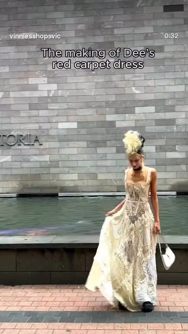 Magic making🤍🤍🤍🤍🤍🤍🤍🤍🤍🤍🤍 @vinniesshopsvic @dee.salmin @ngvmelbourne @aboutphaedra
.
.
.
.
.
.
.
#sustainablefashion #contemporarybridal #silkweddingdress #bespokebridal