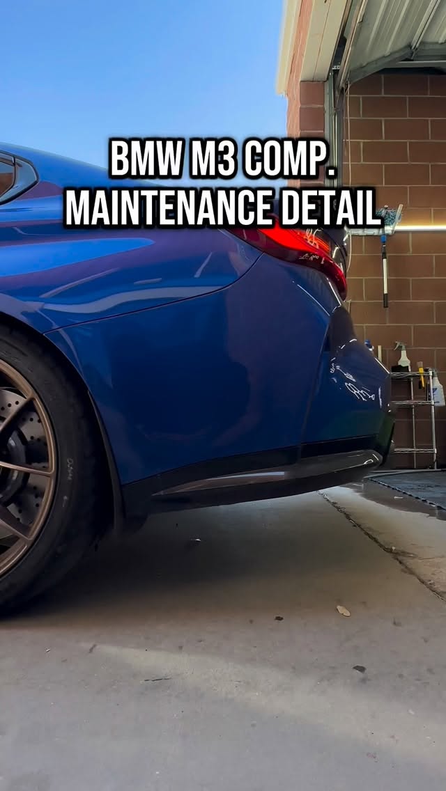 The final clip tho 😮💨
.
Had this sick BMW M3 Competition come in for our maintenance detail package. The perfect option for quick upkeep for those fairly clean vehicles! 🔥
.
Looking to get your vehicle detailed or even possibly interested in getting on a maintenance schedule. Message us today and let us help you with your auto care needs!🤝
