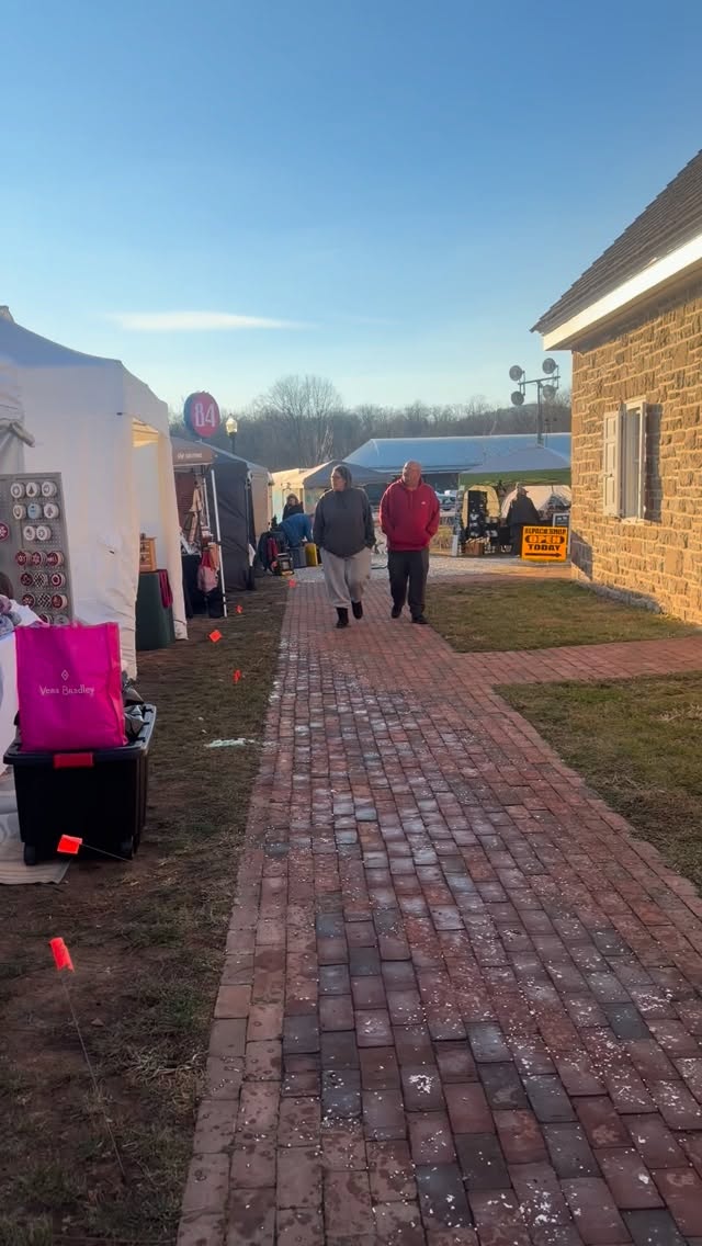 Hello from Dillsburg! The Christkindl Market is ready to start! Tables are loaded. #dillstavern #goatmilksoap #dillsburgpa #yorkcountypa