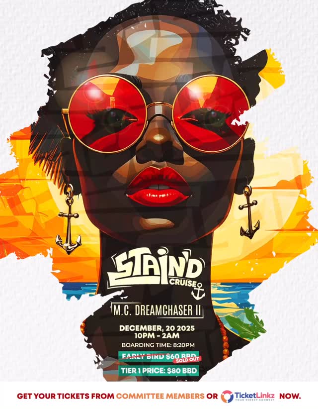 Snooze ya lose! ๐โโ๏ธ Early Bird tickets are now SOLD OUT! Tier 1 Tickets now available
๐ Tier 1 $80 BBD
๐๐๐๐๐โ๐ ๐๐๐๐๐๐
โฐ Boarding 8:20 PM
๐ December 20, 2025
๐ณ๏ธM.C. DREAMCHASER II
๐๏ธ Ticketlinkz.com/ Stainโd Committee Members
#StainDBarbados #StainD #Barbados