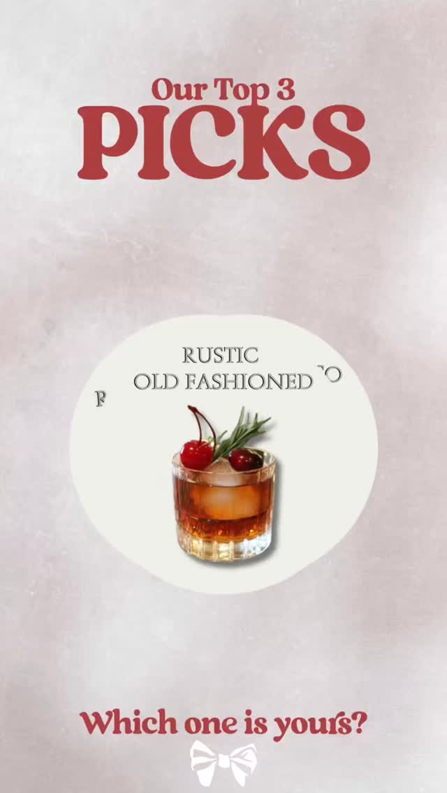 Which sip are you choosing under the mistletoe? 🎄🍸
Cocoa Espresso Martini, Rosemary Rouge, or a Rustic Old Fashion?
Vote in the comments & let the holiday cheer pour in! ✨
#WinstonsBarService #MobileBar #WestMichigan #Cocktails #Winter #TheGrantCollection