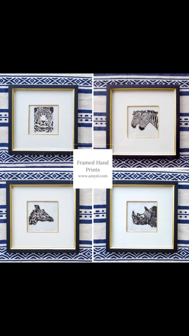 Looking for a lovely gift for Christmas? I have these smart framed hand prints with gold leaf available to buy in the studio gallery. Message me on 0722 722039 #beautifulgifts #artgallery #amysandyslumsdaine #handprints