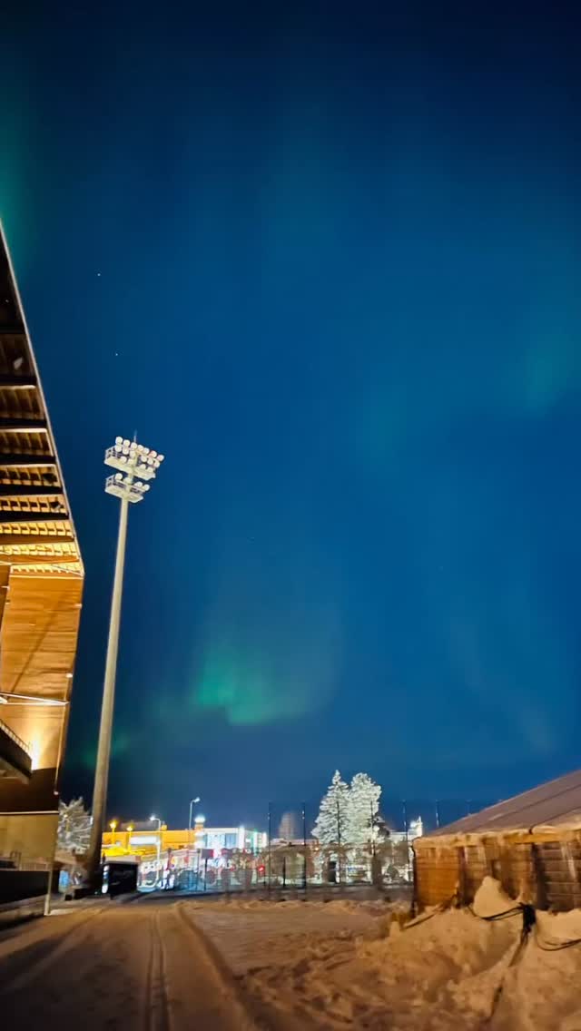 Tonight, the SnowGlow sky glowed brighter beneath the aurora