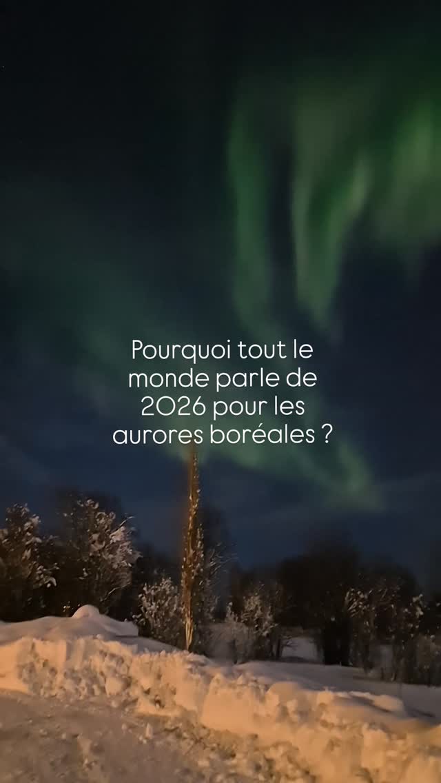 Tu veux attendre 11 ans ou y aller en 2026 ?
Il y a des aurores boréales chaque année, mais celles de 2026 seront plus spectaculaires selon les scientifiques.
✈️Commençons à planifier ton voyage ✨️ Écris-moi directement ou par mail : oceane.tips.voyage@gmail.com
#travelplanner #auroresboréales #norway #lapland #northernlights
