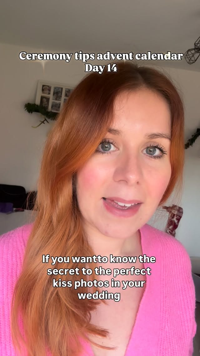 Pucker up 💋 Today’s advent calendar ceremony tip is all about how to nail the perfect kiss! 😘
.
Save and send to whoever you’ll be smooching and don’t forget to follow for another tip tomorrow and every day until Christmas! 🎄
.
#cotswoldscelebrant #warwickshirecelebrant #gloucestershirecelebrant #weddingcelebrant #celebrantwedding