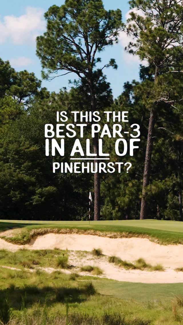 Is this the best par-3 in the Pinehurst area? After walking away with a few coins we would argue that it is. The ninth is not only aesthetically pleasing but the green is interesting and it offers up a rare chance to make a 2 and make a trip. A course that is full of likely squares on the card, this little par-3 is one of my favorite holes in golf.