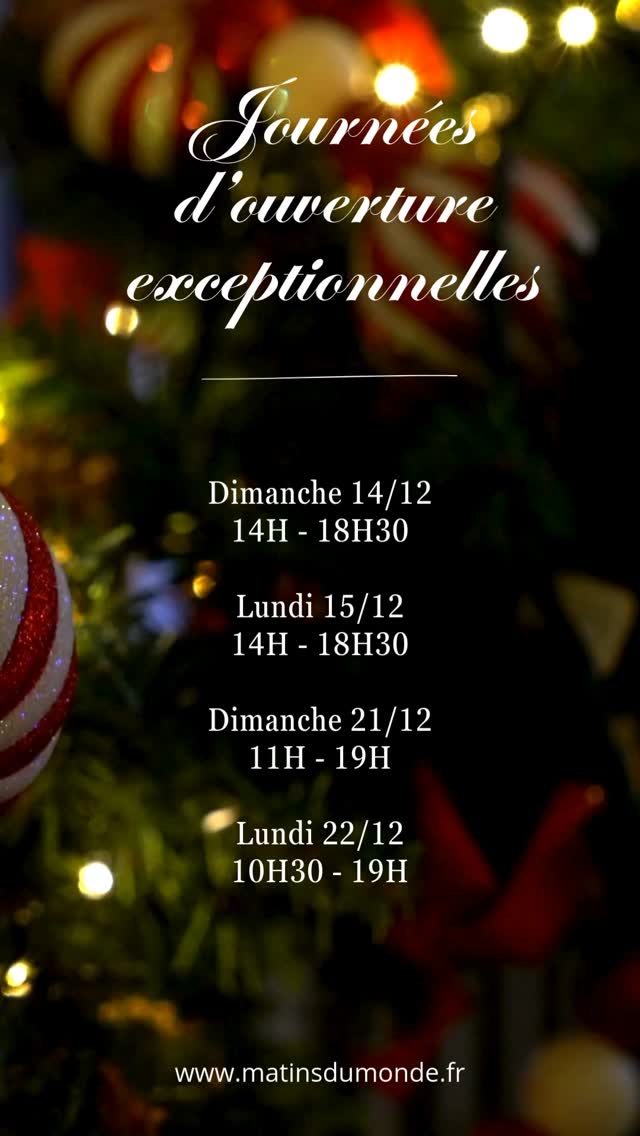 🕰️ Horaires de Noël🎅🏻🎄