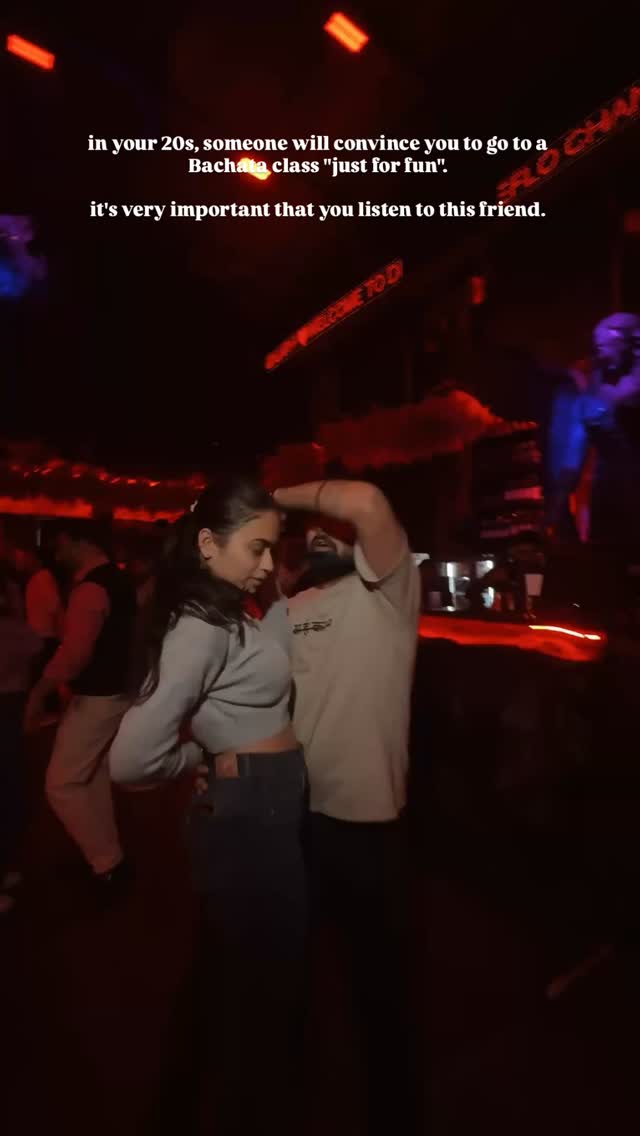 in your 20s, someone will convince you to go to a Latin class “just for fun”.
it’s very important that you listen to this friend.
.
.
Join us today! DM @labailavista or visit www.salsachandigarh.com