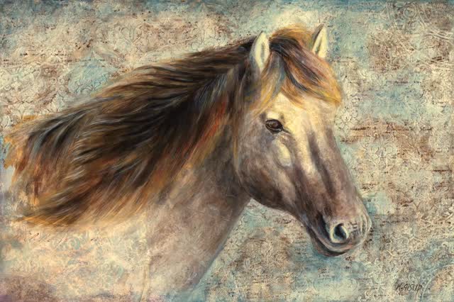 This painting is one of my first ones in using collage and stenciling.
Title: Enduring Spirit
Prints available thru my website. Link in bio.
#collageartist #equineart #equineartist