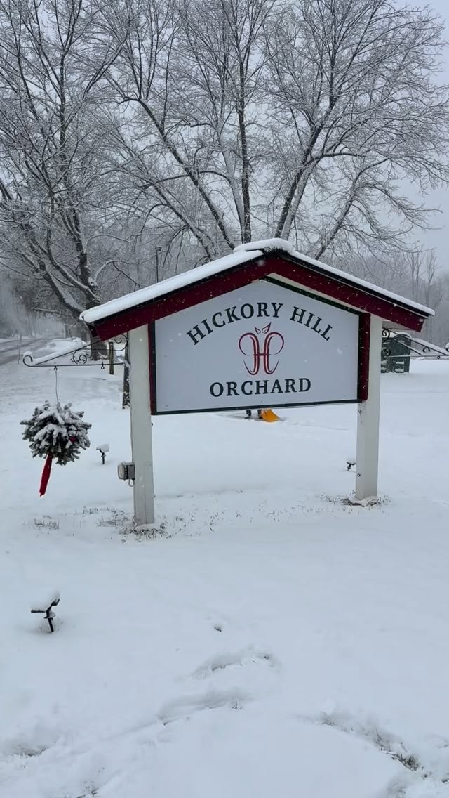 Snow on our last day open — not exactly what we had on the bingo card ❄️
We hope everyone is enjoying the snow day, and we’re incredibly grateful for those who bundled up and made the trip out to celebrate the final day of our 2025 season with us. We couldn’t have asked for a better community. Thank you for an unforgettable year! ❤️
#HickoryHillOrchard #CTFall #FamilyFarm SnowDayVibes SupportLocal
