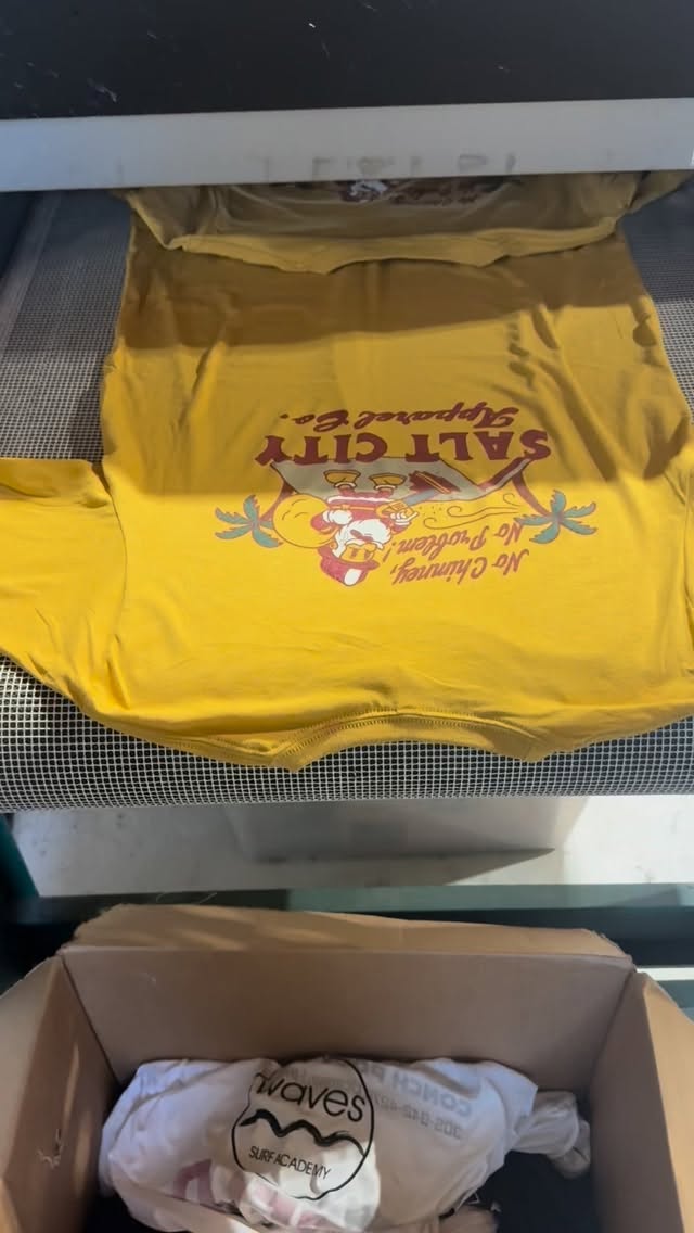 Christmas shirts are shipping! Come get yours tomorrow at the FOOLS event at PBSC. #saltcity #ghettofireman #santafindsaway