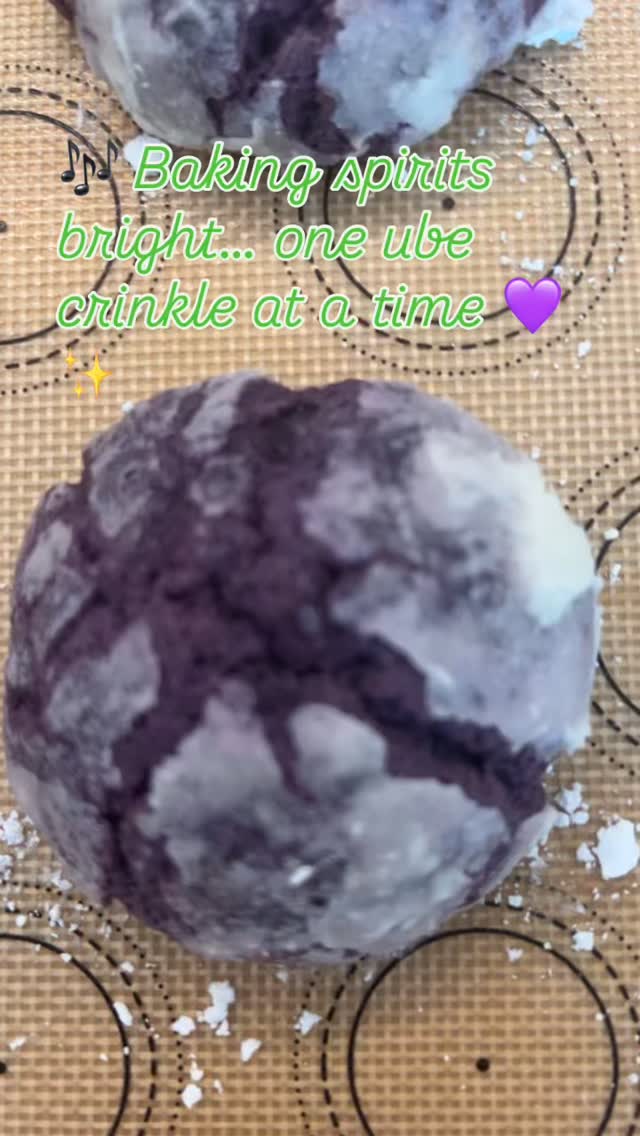 #ubecrinklecookies #ubecrinkles