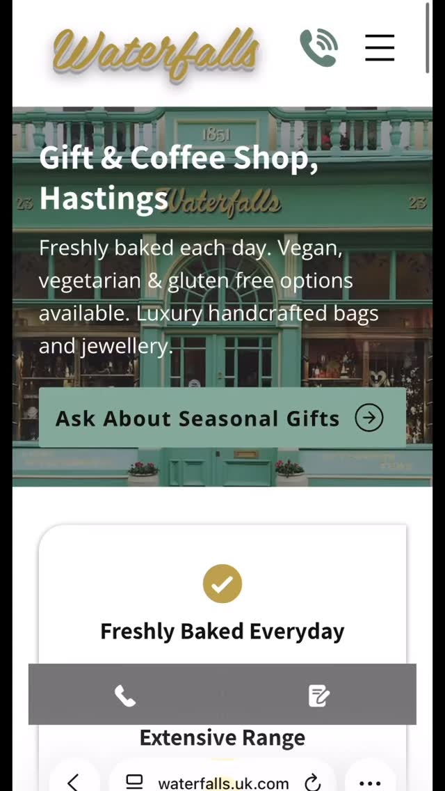 Check out a snippet of our new website for our gift and coffee shop!🥳✨
You will find lots of useful information- such as more about what we offer and the chance to send us queries on the contact us page!🌊
Find our website linked in our bio🔗