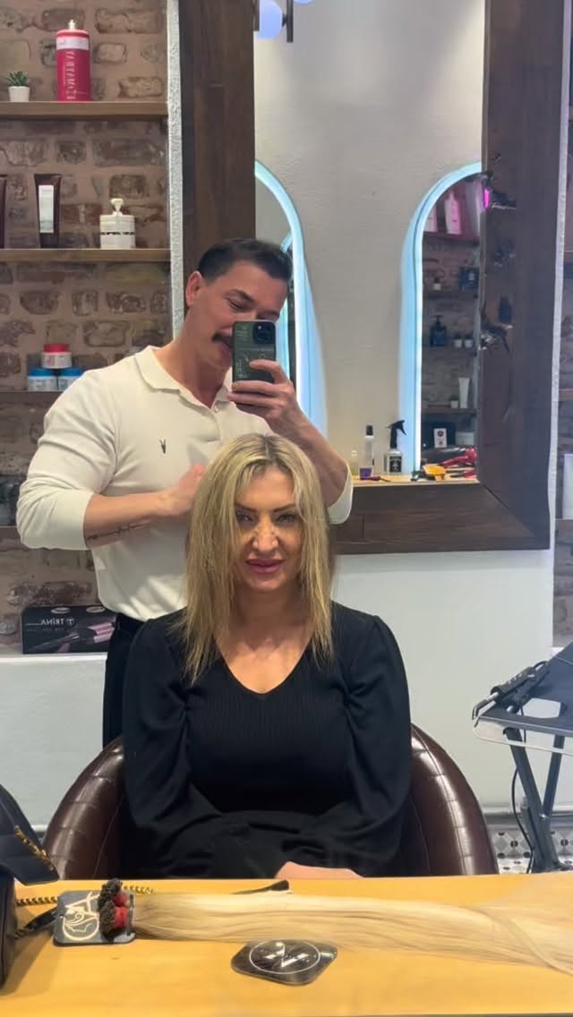 Special New Year's discounts of up to 50% on all hair extension services await you! Book your appointment now and start the new year with new hair!#kesfet #keşfetteyiz