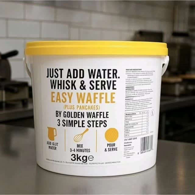 ๐ PROUD TO ANNOUNCE THE OFFICIAL LAUNCH OF GOLDEN WAFFLEโข ๐
From 8th January, Golden Waffleโข will be available online and through a selected number of UK wholesalers.
This isnโt just another waffle mix launch.
This is the result of listening to operators, chefs, cafรฉs, QSRs and hotels who told us exactly what they donโt want anymore.
๐ Why Golden Waffleโข is different:
๐ชฃ Just Add Water โ In a Tub
No bags. No mess. No guesswork. Open the tub, add water, whisk, cook.
โฑ Up to 70% Prep Time Saved
Less prep. Faster service. Happier staff.
๐ฏ Consistency Every Time
Perfect waffles whether itโs your best chef or a new starter on shift.
๐งฝ Cleaner, Smarter, More Hygienic
Mix directly in the tub. Fewer tools. Less washing up.
๐ฆ Space-Saving & Practical
Stackable tubs that protect the mix and keep kitchens organised.
๐ท Private Labelling Available
Launch your own branded waffle mix without the hassle โ weโve got you covered.
๐ฌ Built by Listening
Golden Waffleโข exists because the industry told us what was broken โ and we fixed it.
โจ Start the new year with a company that actually listens.
๐ฆ FREE SAMPLES AVAILABLE
If you want to test it yourself, just email:
๐ฉ keith@goldenwaffle.com
2026 starts here.
Welcome to the future of waffles. ๐ง๐ฅ