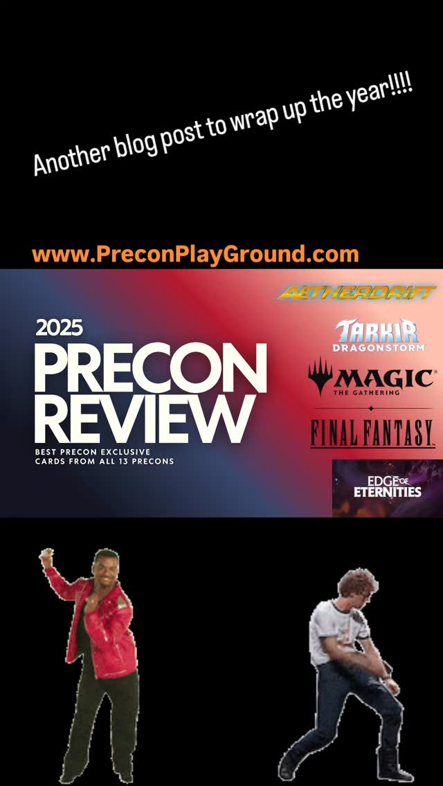 Another post to wrap up the year! Head to the website to read up on the best cards to come out of Precons this year!!
#mtg #preconplayground #commander #pcpg