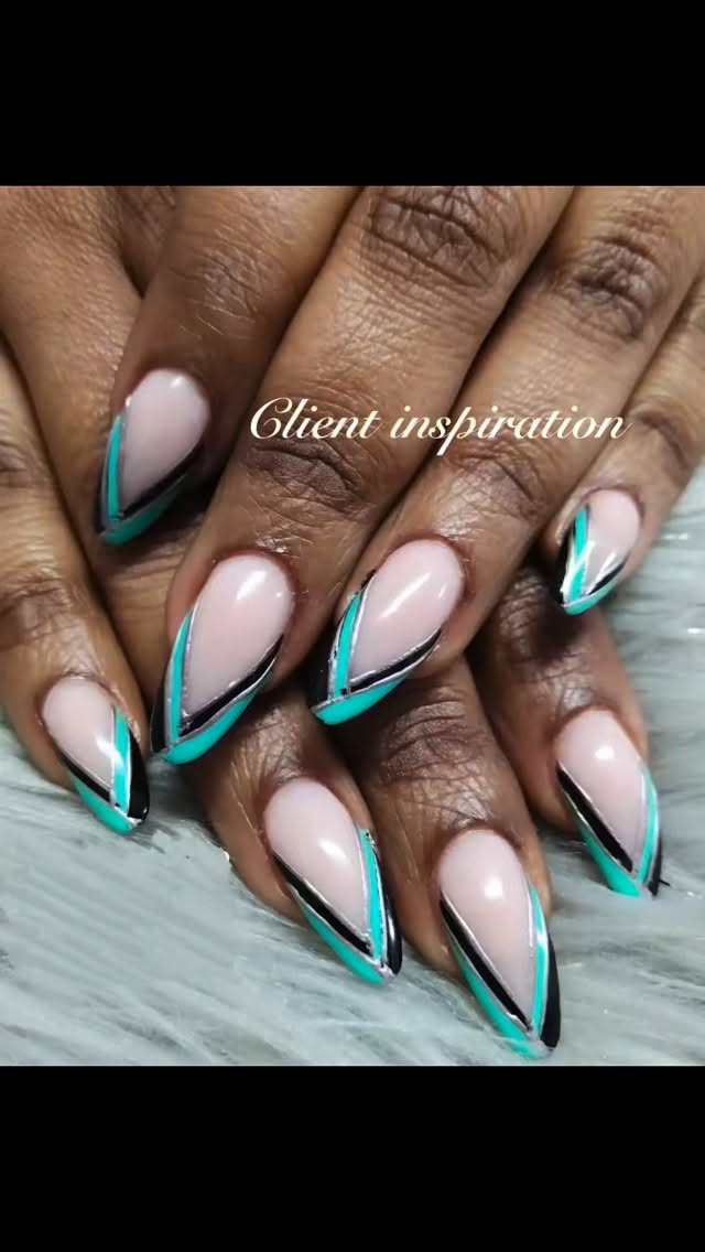 Nail design evoking some retro vibes 😉. #strangerthingsedit #strangerthingsfan