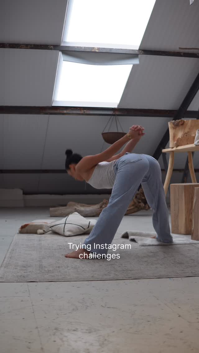 Love this challenge. Have you tried it yet? ✨ #yogachallenge