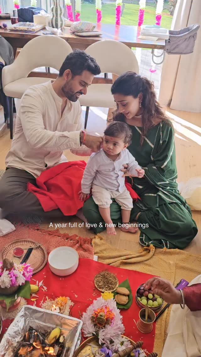 This day was one of my favourites of the year. It was the time I felt the lowest and so it came at the best time. I love doing a havan in our home every year since we moved in, especially at the end of the year, to release what no longer serves us and welcome in the good for what’s to come.
This year felt extra special as it was combined with Ishaan’s birthday and his hair-cutting ceremony, a moment I feel was filled with so much meaning and gratitude.
And of course, a little reminder of real life at the end… my boy trying to reach a grape with his mouth 🥹😂
#indiantraditions #havan #puja #traditions #gratitude