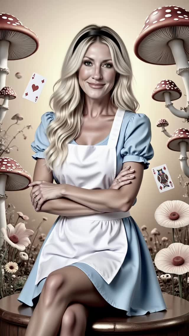 The mad hatter says to Alice, “You’re not the same as you were before. You were much more...muchier. You’ve lost your muchness,”
I vow to never lose my muchness EVER again,