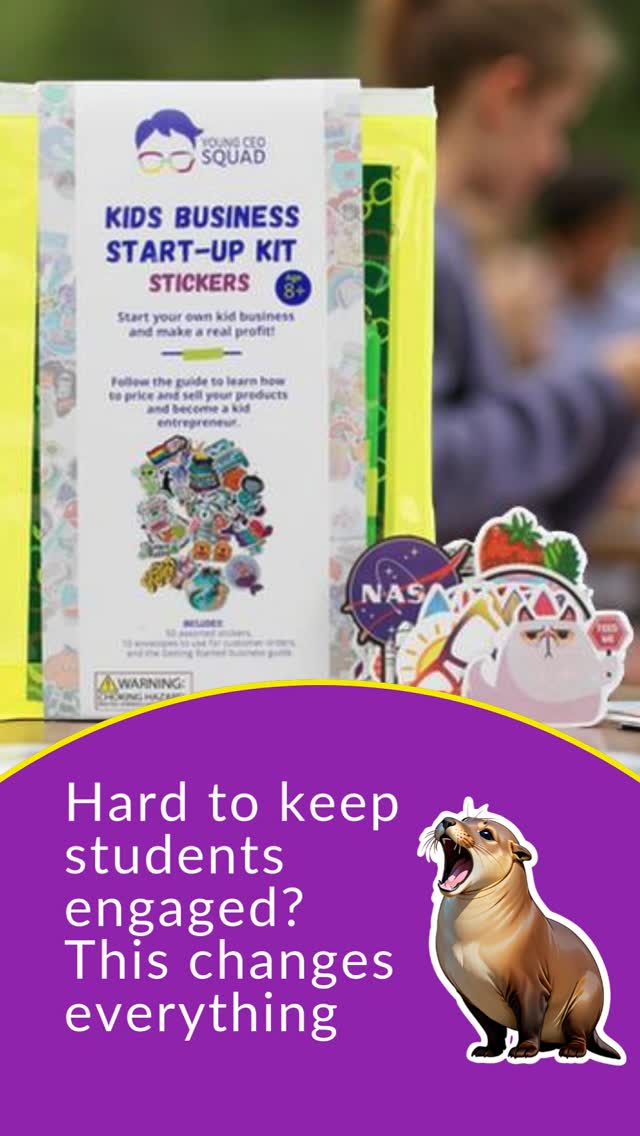 #teachentrepreneurship #kidbusiness #handsonlearning #kidboss #kidpreneur #entrepreneurshipeducation #teacherlife