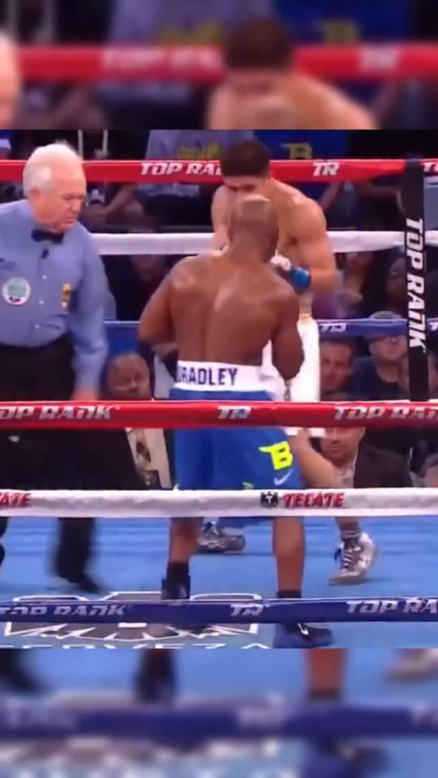 Fun fight! I didn’t remember that dramatic end until just watching it back again…Clearly Bradley won the majority of rounds, deserving the UD, but mannn was he hurt bad with those last 10 seconds left, when the ref blundered calling it upon thinking that he had heard the bell. One more clean punch from Vargas was all that was needed to get the comeback stoppage win IMO, but would Bradley have tied up and survived? Probably, but we will never know…super fun competitive fight though no doubt! 💪