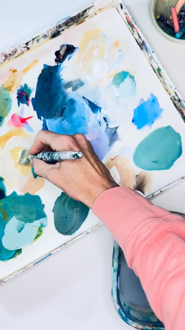 Sketchbook = Permission to play. Using watered down acrylics lately and loving it. Such a perfect way to explore composition, color mixing, brushstrokes…
.
#abstractlandscapepainting
#contemporarylandscapepainting
#sketchbookplay
#abstractingthelandscape
#pnwartist
#abstractlandscape
#jenniewestfall