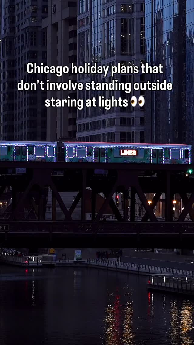 Chicago does the holidays right because you don’t have to choose between family time and actually enjoying yourself.
Here’s how to mix both 👇
👨👩👧👦 Family friendly
🚆 Ride the CTA Holiday Train because it’s pure magic and zero planning
🏛️ Hit a museum for winter break sanity Science Industry dinosaurs trains all wins
🎭 Catch a matinee or holiday show that keeps kids engaged and adults awake
☕️ Hot chocolate stops in cozy neighborhoods to warm up and reset
🎁 Holiday markets for snacks small gifts and low pressure wandering
🍸 Grown up fun (no kids required)
🍽️ Book that restaurant you never snag during busy seasons
🎭 Comedy shows theater or live music for an easy festive night out
🏒 Bulls or Blackhawks game high energy zero awkward small talk
🍷 Cocktail bars fireplaces wine and staying out past 9
Save this for December and send it to the friend who thinks winter means staying home 🧣
Things to do in Chicago during the holidays | Family friendly holiday activities Chicago | Chicago winter activities | Holiday events in Chicago | Chicago Christmas season