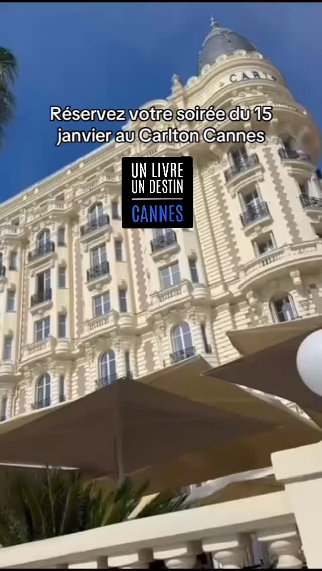 UN LIVRE I UN DESTIN I CANNES - OUVERTURE DES RÉSERVATIONS
Les réservations sont désormais ouvertes au grand public.
Soyez des nôtres et vivez la naissance d’un grand rendez-vous littéraire dans la ville des plus beaux événements !
De grands auteurs, des personnalités culturelles seront les invités d’honneur de cette soirée porteuse de valeurs, d’amour des livres, de transmission, aux côtés de jeunes amoureux des mots.
https://www.billetweb.fr/unlivre-undestin-gala-carltoncannes
#rencontredesauteursfrancophones #unlivreundestin