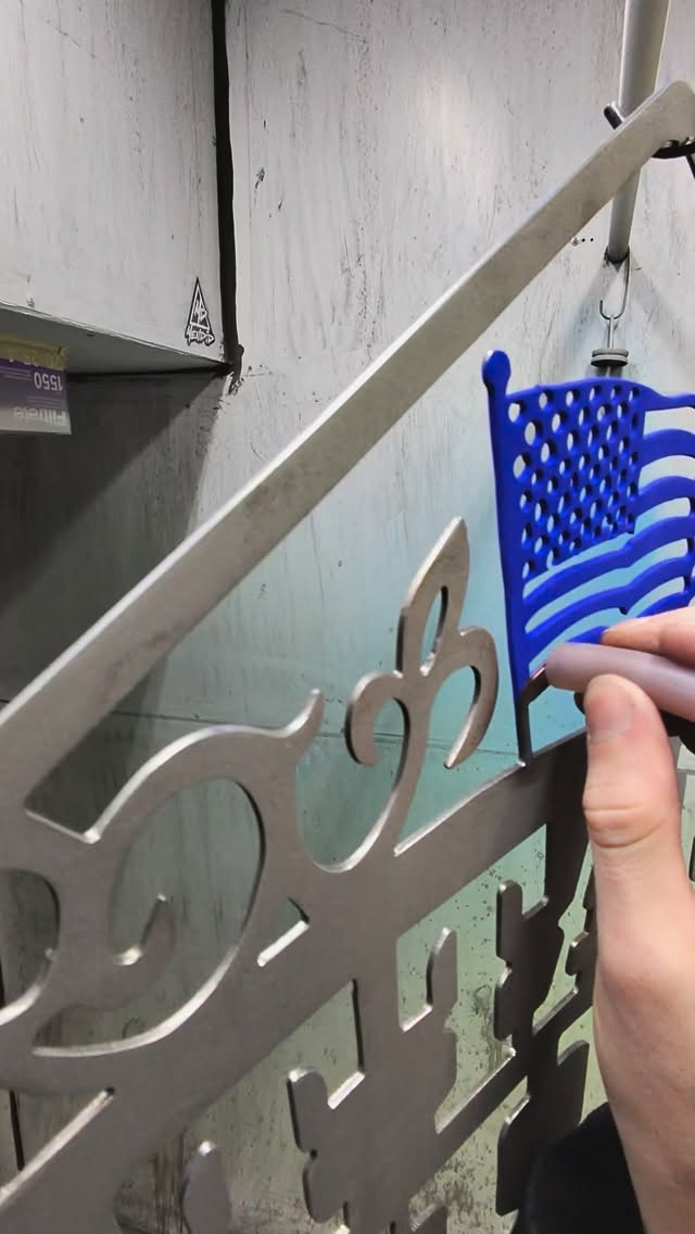 Had the honor to bring this sign to life🙏🏻
#palmerspowders
#prismaticpowders
#coatingsbycoates
#lumaiii
#custompowdercoating