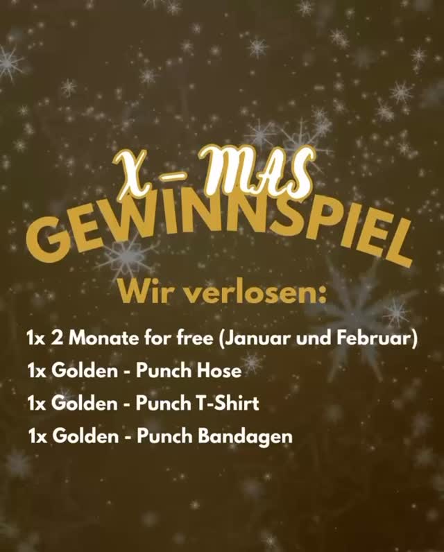 Gewinnspiel 🎄
Passend zu Weihnachten haben wir etwas besonderes für euch. Mach mit bei unserem Gewinnspiel und starte sportlich & motiviert ins neue Jahr.
So einfach bist du dabei:
🎁folge uns
🎁Like diesen Beitrag
🎁markiere jemanden, dem du den Hauptgewinn gönnen würdest
Teilnahmeschluss: 28.12. um 23:59
Gewinner Auslosung: 29.12.
Der Gewinn kann ab dem 05.01.2026 bei uns abgeholt werden.
Wir drücken euch fest die Daumen und wünschen euch eine starke, gesunde und frohe Weihnachtszeit🎄💪🏻
(Dieses Gewinnspiel steht in keiner Verbindung mit Instagram)