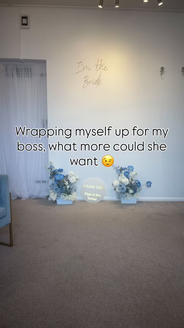 I mean, she literally did have to unwrap me, I got tangled in the paper 🤣🎄xx