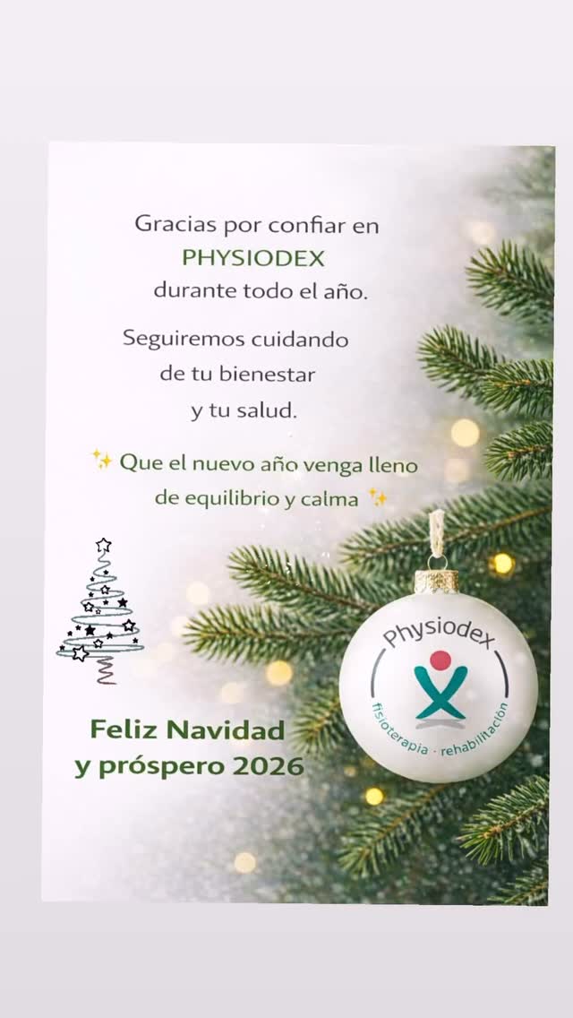 Con nuestros mejores deseos para estas fiestas. Salud, paz y alegría!#physiodex #physiodexfisioterapia #salud