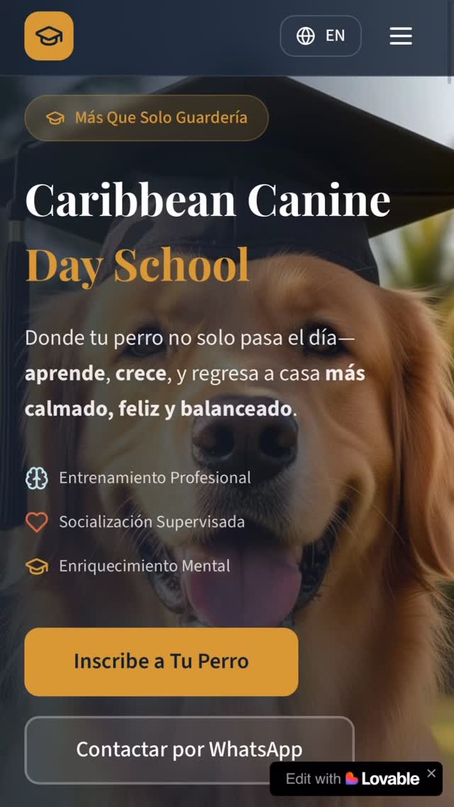 CarcCaninedayschool.com con Entrenamiento Profesional, Socialización Supervisada y Enriquecimiento Mental