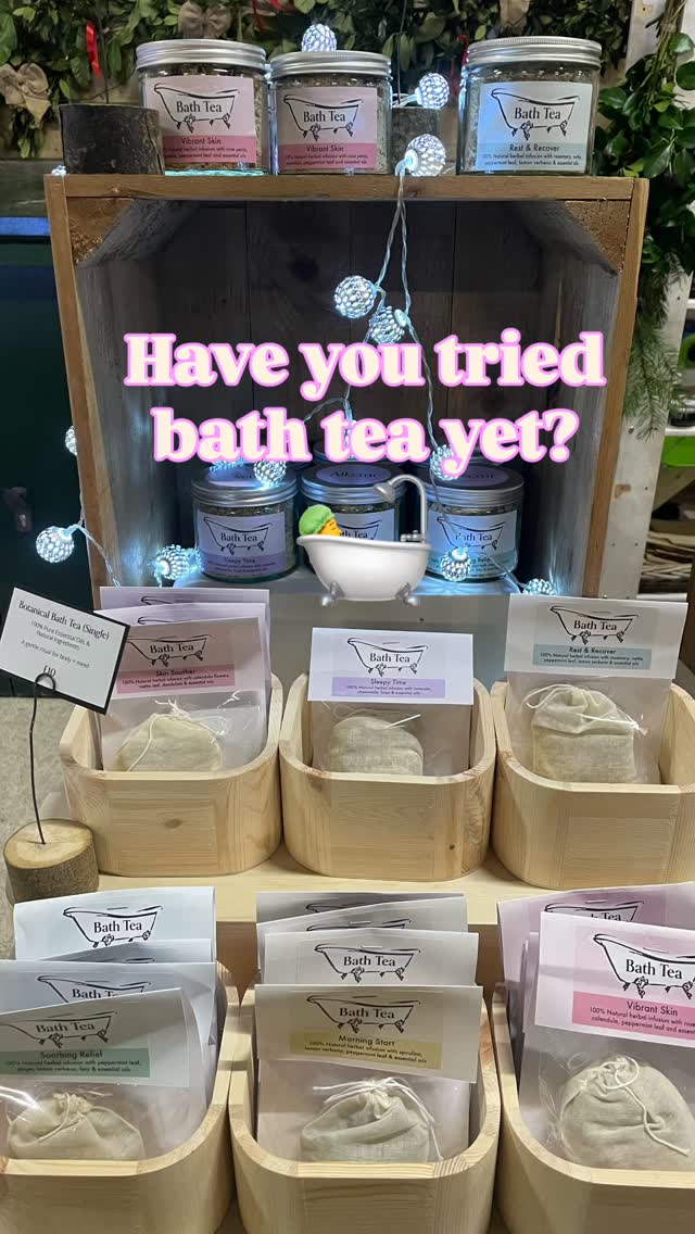 Have you tried bath tea?
A gentle blend of salts, herbs and essential oils designed to turn an everyday bath into a simple ritual of care.
Each blend is created with a different moment in mind - from slow evenings to fresh starts and skin loving soaks.
Which one would you choose?
Find me at The Farmyard Market, Tresemple Farm, Truro Cornwall, Saturday 20 December, 9-3.
#cornwall #truro #buylocal