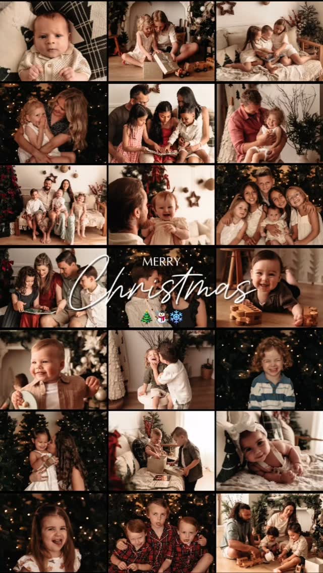 ✨ Our biggest Christmas Mini’s yet ✨
As I watch these moments play back, my heart feels so full.
I want to wish every single one of you — especially my beautiful clients — a very merry, magical Christmas 🤍🎄
To those starting new traditions with a brand-new little love this year, my heart is celebrating with you.
And to those who may be missing someone special at the table this Christmas, please know you are held in love and in my thoughts 🤍
Thank you, truly, for your continued support, patience and care over these past few weeks. The lead-up to Christmas can be wonderfully chaotic, and this year it really hit home for me — your kindness meant more than you know.
These 2025 Christmas Mini’s tugged at my heart strings in ways I didn’t expect.
For 9 years now I’ve had the honour of photographing Christmas memories, and many of the faces in these galleries have been returning year after year. Watching babies grow into confident little people has me all kinds of emotional — realising just how quickly time passes, and knowing that one day they might not want their annual Christmas photo taken anymore 🥺
I hope I get to see all of these faces for many, many more years to come, continuing to watch them grow and capturing these moments that mean everything.
From my heart to yours — thank you for trusting me with your memories 🤍✨
Merry Christmas,
Jess🎄✨❤️