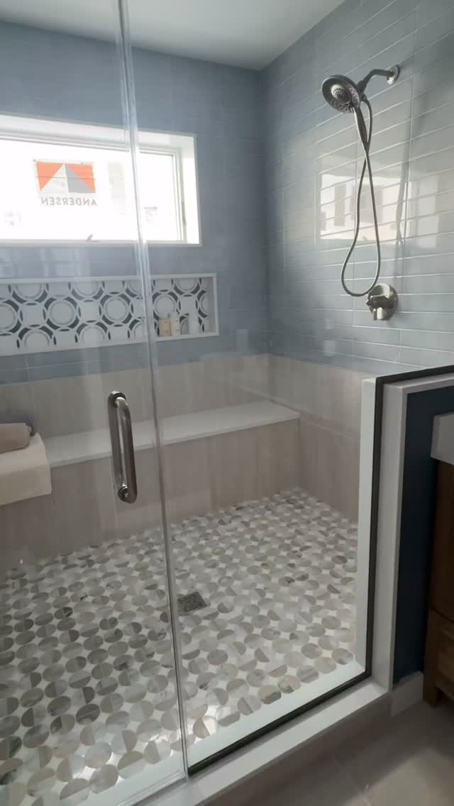 A coastal shower should feel like a quiet exhale… with every detail aligned. 🌊🤍
A few designer rules I live by:
Plan for real bodies: Shower heads, fixtures and controls should be placed for comfort, not just symmetry.
Height matters: Door height + ceiling lines + fixture placement should all “talk” so nothing feels chopped.
Design for the view: If you’re using clear glass, the inside has to earn it—tile layout, niches, drains, and finishes should be as beautiful as the exterior.
Use the door as the anchor: Once the glass is right, everything else lines up clean.
Coastal design isn’t about just being “beachy”… it’s about being balanced. ✨🌊
#KatieLynneInteriors #BathroomDesign #NewBuildDesign #ShowerDesign #coastalliving