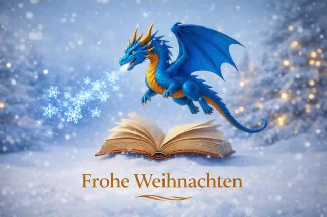 Magische Weihnachten ✨
Frohe Weihnachten an alle Follower, Unterstützerinnen, Wegbegleiterinnen und Herzensmenschen,
die uns auf unserer Reise mit Feynarock begleiten 💙
Danke für euer Vertrauen, eure Begeisterung, eure Ideen und eure Magie.
Ihr macht diese Welt lebendig.
Wir wünschen euch wundervolle, leise, funkelnde Weihnachten –
voller Geschichten, Nähe und kleiner Wunder. 🐉❄️
Magische Weihnachten & bis bald in den Welten von Feynarock.
#fantasieerleben #magischewelten #drachenliebe